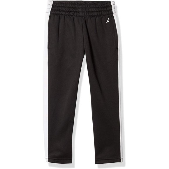 Nautica Boys' Athletic Track Pants Black Size 5 MSRP $40 - Picture 1 of 2